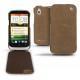 レザーケースHTC Desire X  - Sable vintage ( Roughtcut - Gaucho#57254 ) 