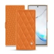 가죽 커버 Samsung Galaxy Note10 - Orange - Couture ( Nappa - Pantone 1495U ) 