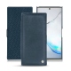 Funda de piel Samsung Galaxy Note10 - Jean vintage ( Roughtcut - Pantone 285U  ) 