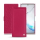 Capa em pele Samsung Galaxy Note10 - Rose fluo