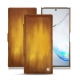 Housse cuir Samsung Galaxy Note10 - Doré Patine