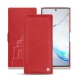 Samsung Galaxy Note10 leather case - Rouge troupelenc