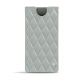 Custodia in pelle Samsung Galaxy Note10 - Gris - Couture ( Nappa - Pantone W428C ) 