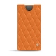 Samsung Galaxy Note10 leather pouch - Orange - Couture ( Nappa - Pantone 1495U ) 