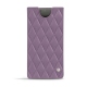 Lederschutzhülle Samsung Galaxy Note10 - Lilas - Couture ( Nappa - Pantone 2645U ) 