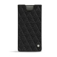 Custodia in pelle Samsung Galaxy Note10 - Ebène - Couture ( Sleek P C12 - Black ) 