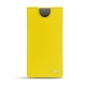 Capa em pele Samsung Galaxy Note10 - Jaune fluo