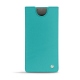 Capa em pele Samsung Galaxy Note10 - Bleu fluo