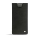 Pochette cuir Samsung Galaxy Note10 - Negre poudro