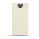 Samsung Galaxy Note10 leather pouch - Blanc escumo