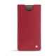 Samsung Galaxy Note10 leather pouch - Rouge passion