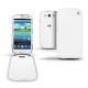 Samsung GT-i9300 Galaxy S III  leather case - Blanc ( Nappa - White ) 