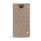 Custodia in pelle Samsung Galaxy Note10+ - Taupe vintage - Couture