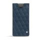 Capa em pele Samsung Galaxy Note10+ - Jean vintage - Couture