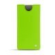 Lederschutzhülle Samsung Galaxy Note10+ - Vert fluo