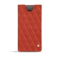 Funda de piel Samsung Galaxy Note10+ - Arange clouquié - Couture