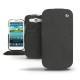 Lederschutzhülle Samsung GT-i9300 Galaxy S III - Dark vintage ( Roughtcut - Black#5256 ) 