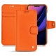 硬质真皮保护套 Apple iPhone 11 Pro - Orange fluo