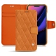 Apple iPhone 11 Pro leather case - Mandarine vintage - Couture