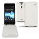 가죽 커버 Sony Xperia TX  - Blanc ( Nappa - White ) 