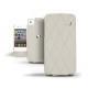 硬质真皮保护套 Apple iPhone 4  - Gris - Couture ( Nappa - Pantone W428C ) 