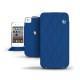 硬质真皮保护套 Apple iPhone 4  - Bleu océan - Couture ( Nappa - Pantone 293C ) 