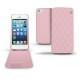 Housse cuir Apple iPhone 5  - Rose - Couture ( Nappa - Pantone 2365C ) 