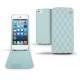 Apple iPhone 5  leather case - Bleu clair - Couture ( Nappa - Pantone 277C ) 