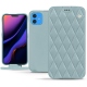 Capa em pele Apple iPhone 11 - Bleu ciel - Couture ( Nappa - Pantone 277C ) 