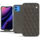 Capa em pele Apple iPhone 11 - Anthracite - Couture ( Pantone 424C ) 