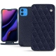Capa em pele Apple iPhone 11 - Cobalt - Couture ( Pantone 2766C ) 