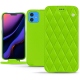 Capa em pele Apple iPhone 11 - Vert fluo - Couture