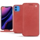 Lederschutzhülle Apple iPhone 11 - Cerise vintage ( Pantone 185C ) 