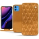 Housse cuir Apple iPhone 11 - Or Maïa - Couture