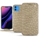 Funda de piel Apple iPhone 11 - Autruche desert
