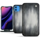 Housse cuir Apple iPhone 11 - Gris Patine