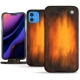 Housse cuir Apple iPhone 11 - Fauve Patine