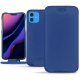 Housse cuir Apple iPhone 11 - Bleu océan PU