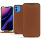 Apple iPhone 11 leather case - Marron PU