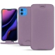 Apple iPhone 11 leather case - Lilas PU