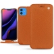 Housse cuir Apple iPhone 11 - Orange vibrant