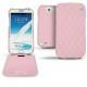 Samsung Galaxy Note 2  leather case - Rose - Couture ( Nappa - Pantone 2365C ) 