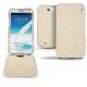 Samsung Galaxy Note 2  leather case - Beige - Couture ( Nappa - Pantone 7502C ) 