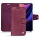 Capa em pele Apple iPhone 11 - Prune vintage ( Pantone 512C ) 