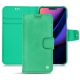 Capa em pele Apple iPhone 11 - Menthe vintage ( Pantone 562C ) 