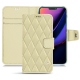Apple iPhone 11 leather case - Beige - Couture ( Nappa - Pantone 7502C ) 