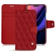 レザーケース Apple iPhone 11 - Rouge - Couture ( Nappa - Pantone 199C ) 