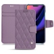 Apple iPhone 11 leather case - Lilas - Couture ( Nappa - Pantone 2645U ) 