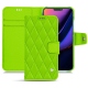 Housse cuir Apple iPhone 11 - Vert fluo - Couture