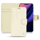 Apple iPhone 11 leather case - Crocodile milk